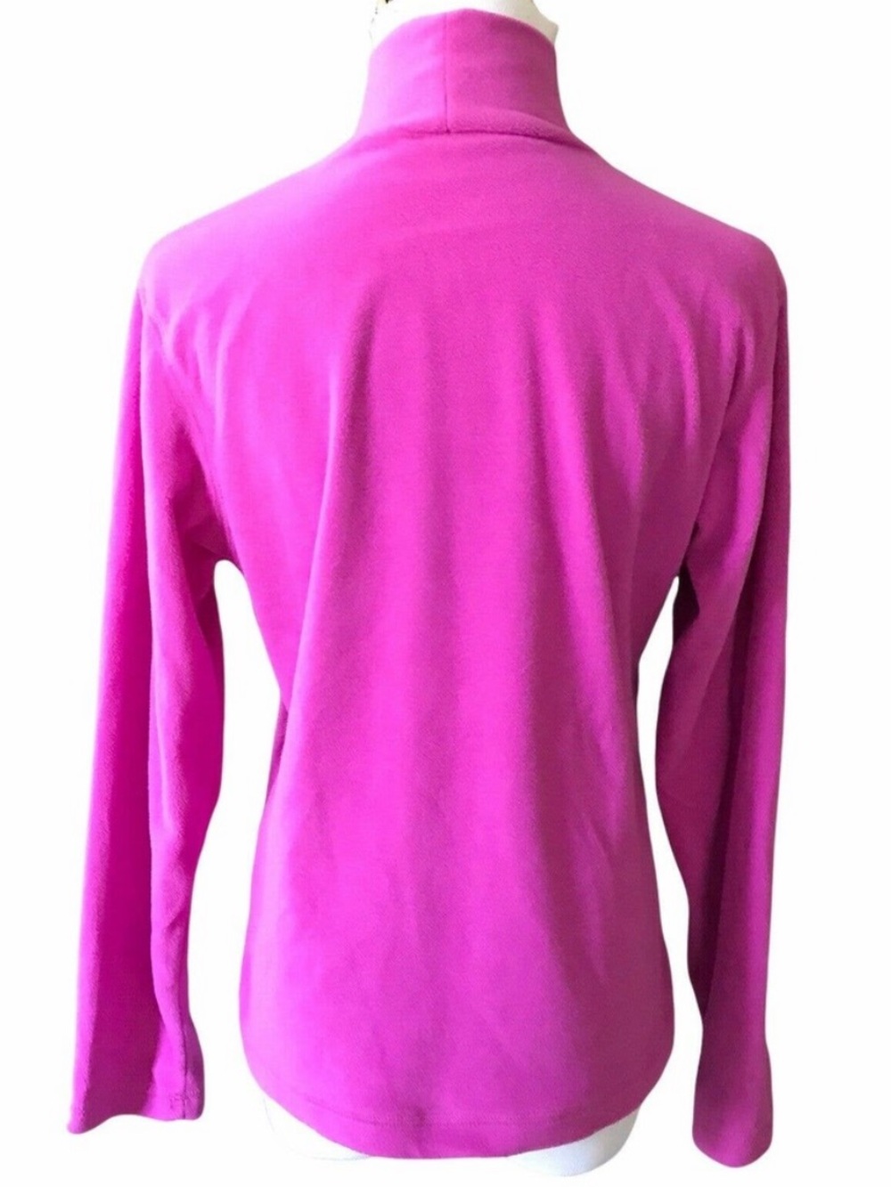 Fleece Long Sleeve Mock Turtleneck Top - Picture 3 of 4